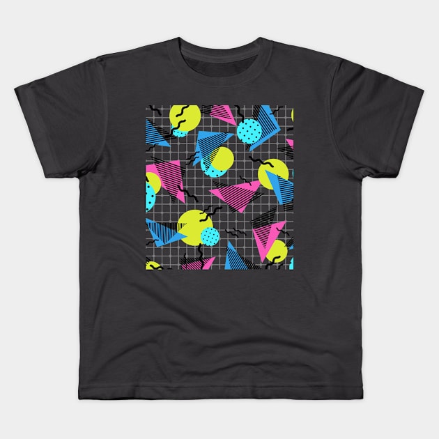 80s Vibe Kids T-Shirt by OHH Baby